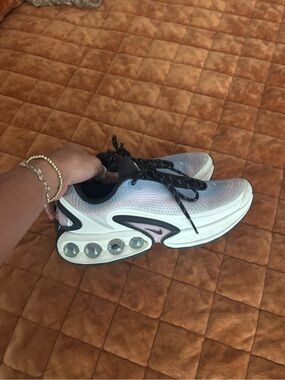 Nike Air max dn- Women's Gradient White to Pink to blue with Black Accents